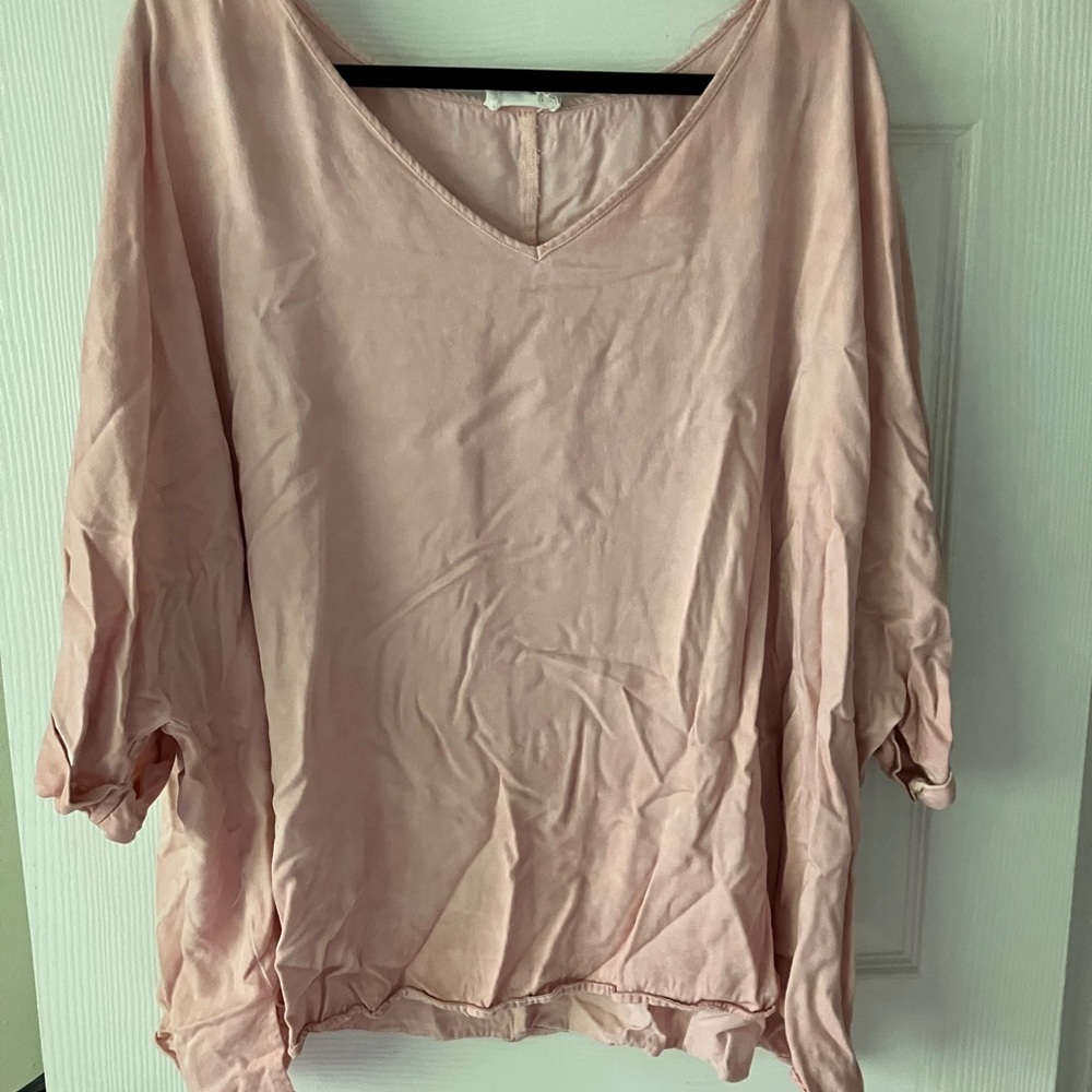 ANDREE BY UNIT Pink 3/4 Sleeve Blouse